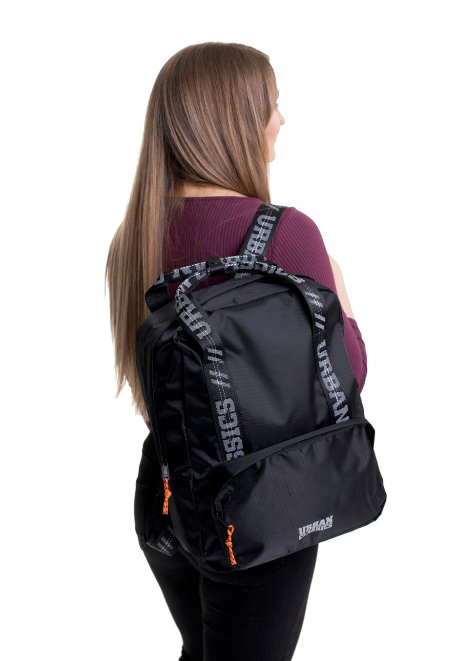 Urban Classics - Recycled Ribstop Black - Backpack | Neutral-Image