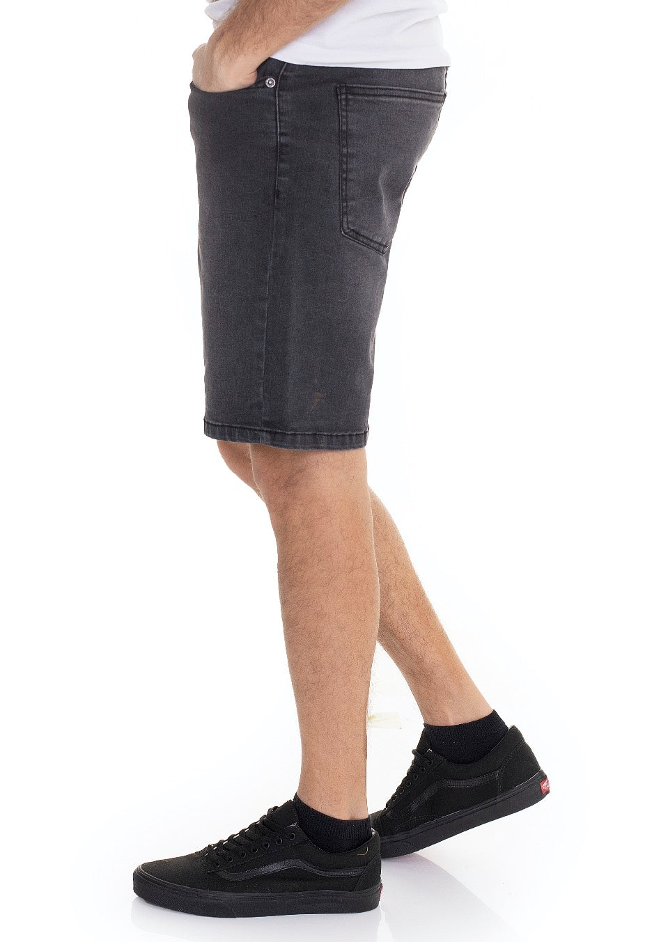 Urban Classics - Relaxed Fit Real Black Washed - Shorts | Men-Image