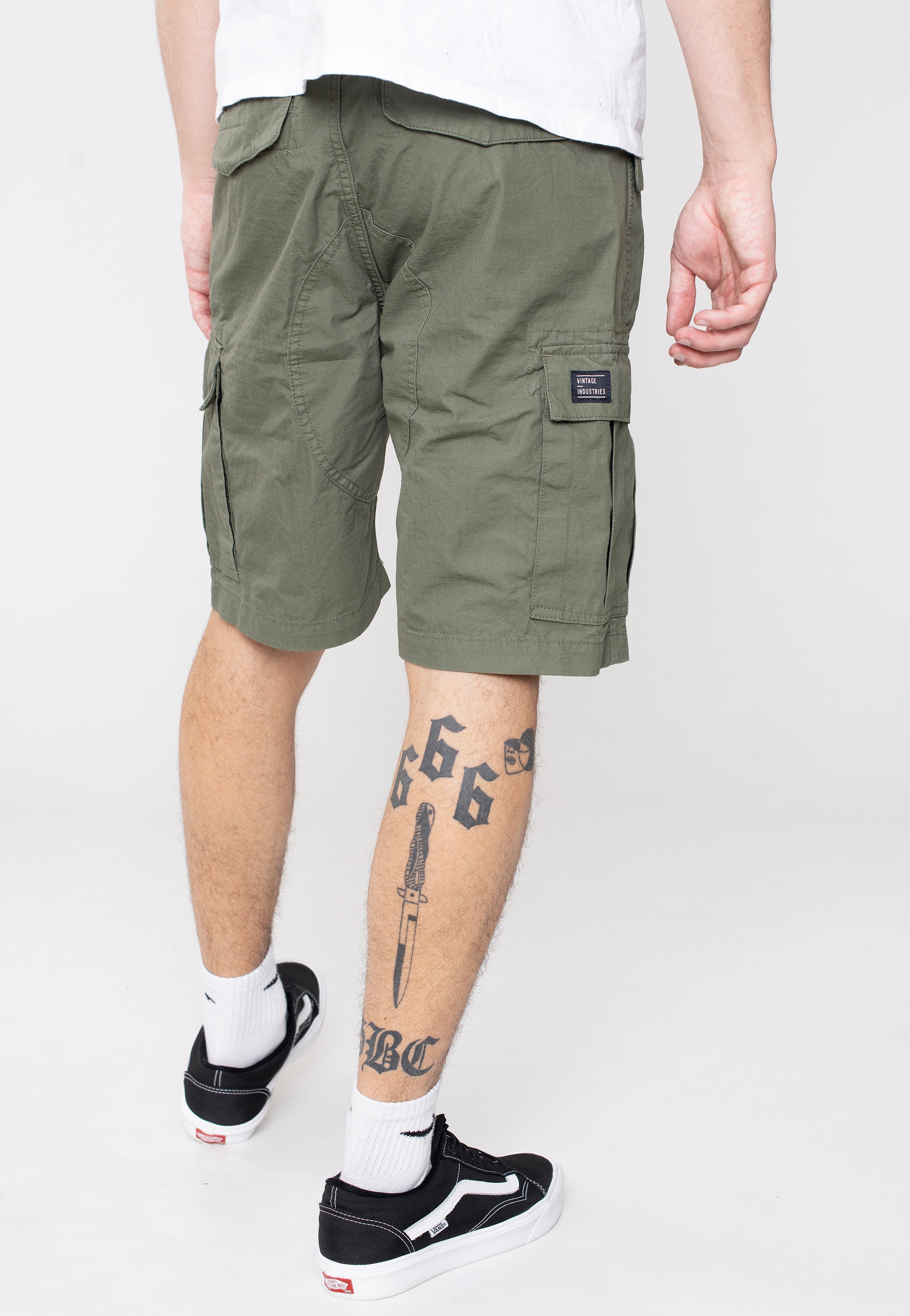 Vintage Industries - Anderson Olive Drab - Shorts | Men-Image