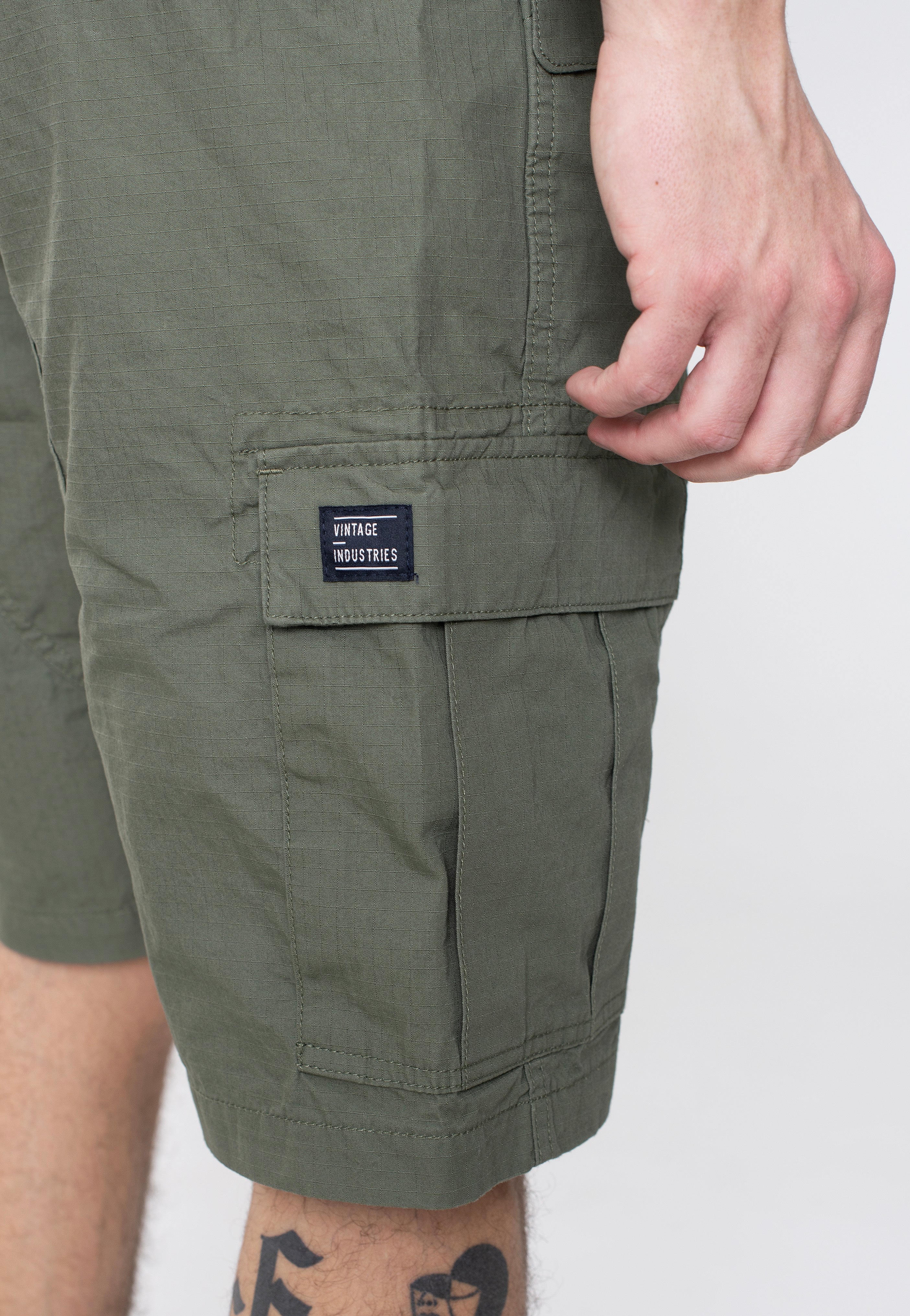 Vintage Industries - Anderson Olive Drab - Shorts | Men-Image