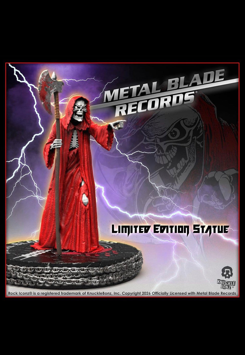Metal Blade Records Reaper 3D Statue
